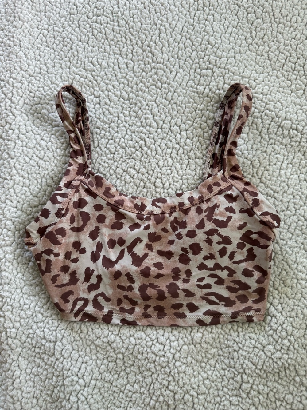 Aerie Leopard-Print Bikini Top